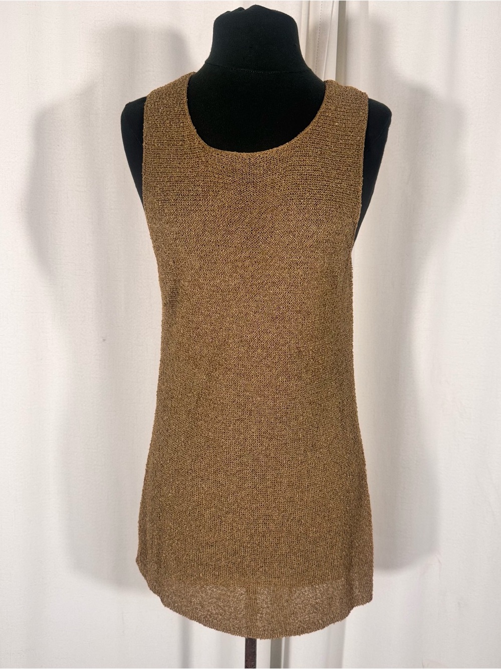 Vintage Chico’s Tan Textured Knit Top